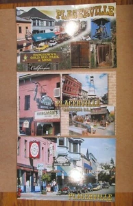 Postcard NEW (3) CARDS " PLACERVILLE, CALIF" HANGMANS TREE SEE Pics - Picture 1 of 2