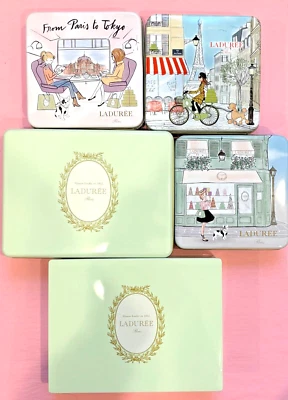 Caja de lata vacía Laduree - Parisienne Mademoiselle verde TÚ ELIGES - Se envía desde EE. UU. Foto 1 de 4
