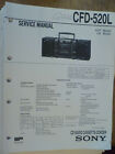 Sony CFD-520L  CD Radio Cassette ORIGINAL Manual