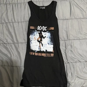Sourpuss AC/DC BLOW UP YOUR VIDEO WORLD TOUR 1988 graphic tee - Picture 1 of 8
