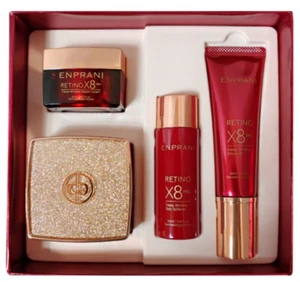 Enprani Retino Eight X8 Pro Deep Wrinkle Repair Cream Set Anti-Aging K-Beauty - Picture 1 of 6