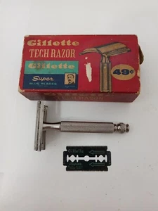 Vintage GILLETTE TECH RAZOR (Open Box) - Picture 1 of 8