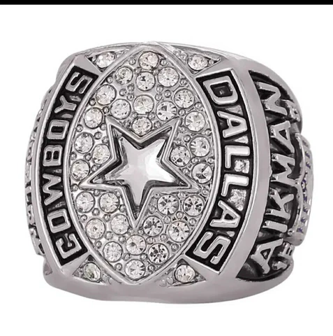1992 Dallas Cowboys Super Bowl XXVII Replica Ring World Champions Troy Aikman Cover