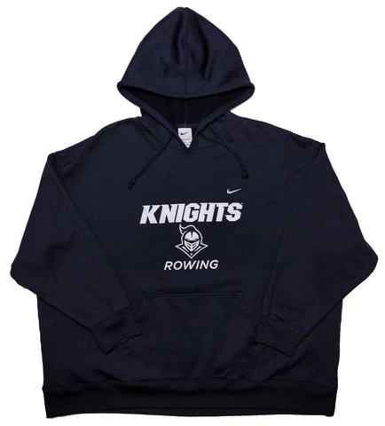 NIKE UCF Knights Rowing Long Sleeve Hoodie Jacket Black 3XL Cover