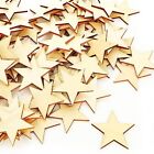 300 Pcs Wooden Stars 2 Inch Wood Stars Small Wooden Stars For Crafts Christma...