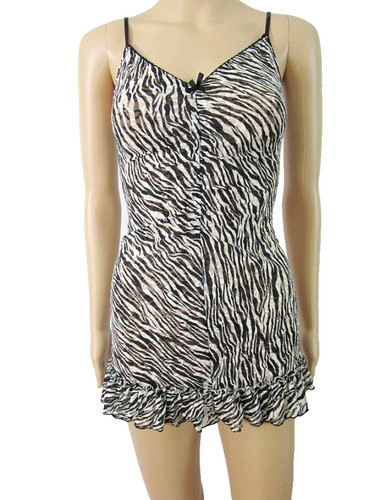 UNDERCOVER Abito da notte corto Victoria’s Secret The Lacie in rete bianco e nero S