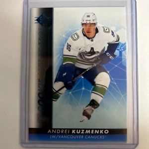 2022-23 SP Rookie Authentics Blue #109 Andrei Kuzmenko Vancouver Canucks - Picture 1 of 2