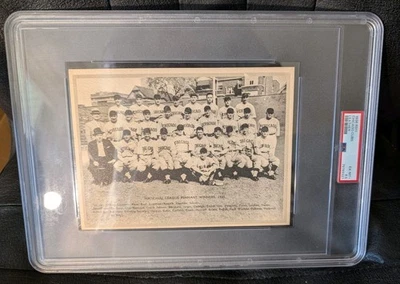 Banderín 1936 R311 cuero Chicago Cubs 1935 PSA 6,5 POP 1 el más alto en conjunto Foto 1 de 4