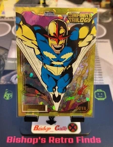 2024 Allegiance Marvel The Infinity Trilogy Yellow Crackle #31 NOVA 006/149 - Picture 1 of 6
