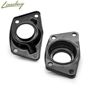 Classic Beetle / Ghia IRS Round Torsion Bar Spring Plate Covers Pair Black VW - Picture 1 of 1