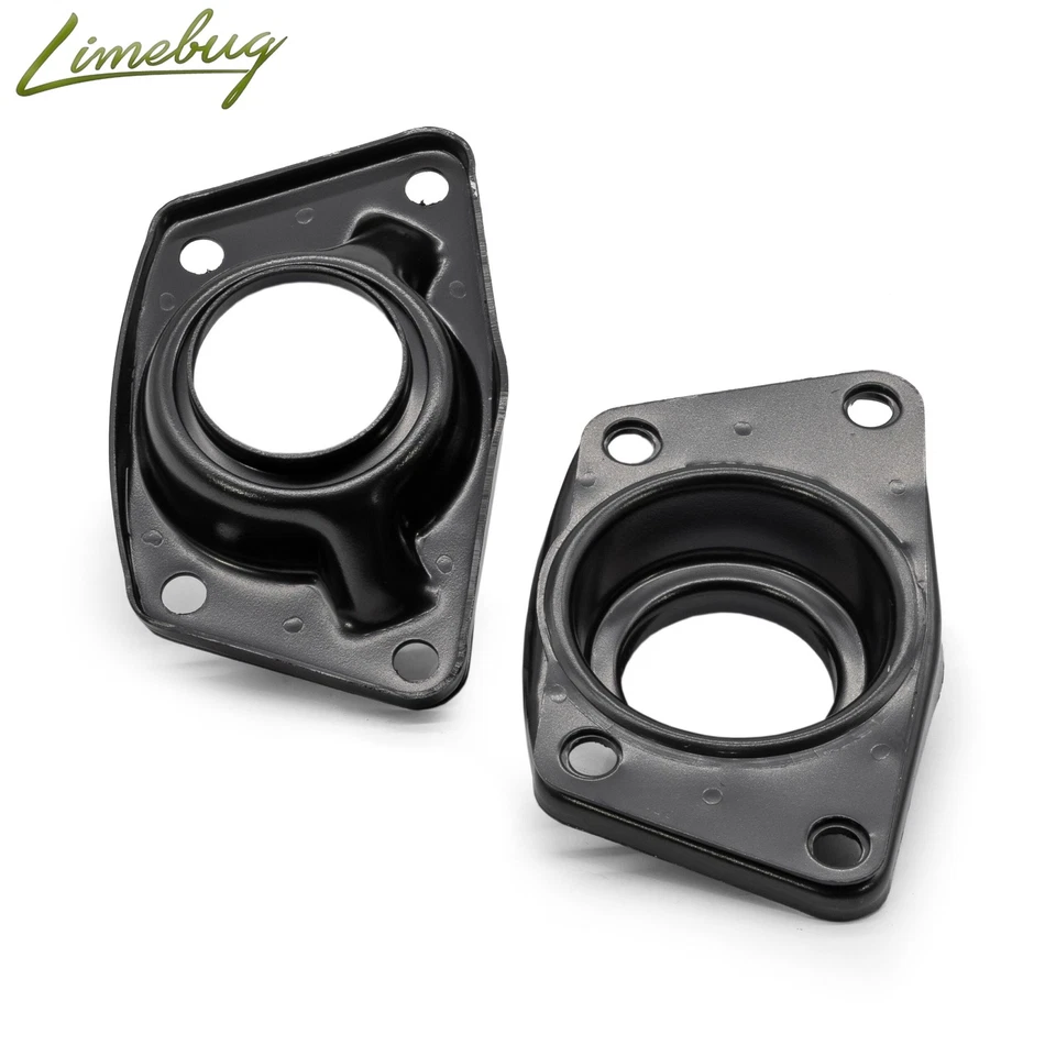 Classic Beetle / Ghia IRS Round Torsion Bar Spring Plate Covers Pair Black VW - Image 1 of 1