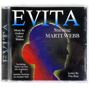Evita - Marti Webb (CD Album, 1995/2002  Sanctuary Records) 12 Tracks - Imagen 1 de 3