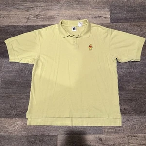 Vintage Disney Katalog Winnie Puuh Polo gelb Shirt Damen Gr. L bestickt - Bild 1 von 18