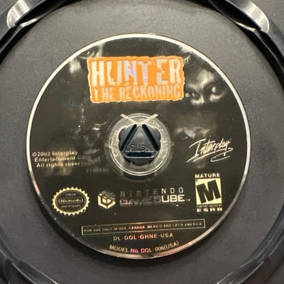 Hunter: The Reckoning (Nintendo GameCube, 2002) Disc Only - Tested & Working - Image 1 of 4