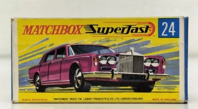 MATCHBOX ROLLS ROYCE SILVER SHADOW 24 SUPERFAST auto in miniatura - Immagine 1 di 4