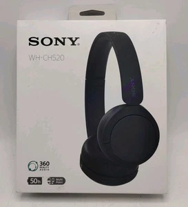 SONY WH-CH520 Auriculares Inalámbricos Bluetooth Auriculares con Micrófono CH520 Negro - Imagen 1 de 6