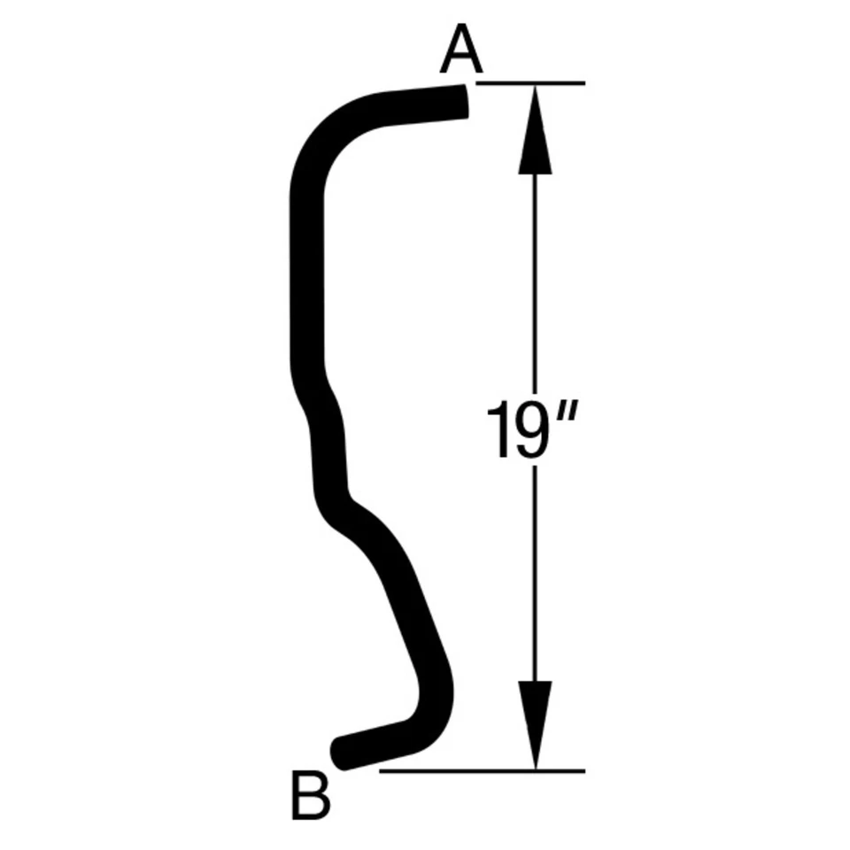 Mangueira aquecedor 87901 Dayco para Chevy Buick Allure LaCrosse Pontiac Grand Prix 04-08 - Imagem 1 de 1