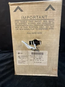 AT&T C Plenum Cable Partial Roll White 11 Of 16 Lbs left - Zdjęcie 1 z 6