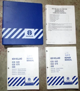 New Holland 638 648 658 678 688 Round Baler Service Shop Repair Manual ORIGINAL! - Picture 1 of 10