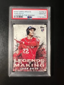 2018 Topps Update Legends in the Making #LITM8 Juan Soto PSA 10  - Picture 1 of 2