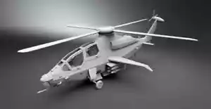 3D Printed 1/35 United States Bell 360 helicopter gunship Unpainted Model kit - Picture 1 of 5