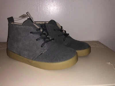 Gap Toddler Boys Gray Suede Sneaker Shoe High Top Size 10 - Image 1 of 4