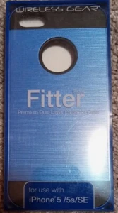 Wireless Gear blue Case 2 Layer Protection for iPhone 5/5s/SE - Picture 1 of 2