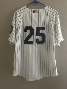 Vintage Mark Teixeira New York Yankees Home Jersey 2009 World Series Sewn 50 MLB - Bild 1 von 7