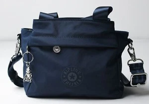 Kipling Adults' Cool Elysia Small Satin Shoulder Bag NC3 Endless Blue One Size - Picture 1 of 12