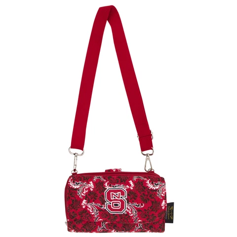 Women's NC State Wolfpack Bloom Crossbody Wallet Cover