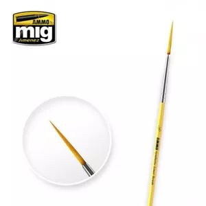 A.MIG-8590 3/0 Synthetic Liner Brush - Foto 1 di 1