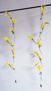 New 2 Hanging Glass 5 Tubes Flower planter vase - Bild 1 von 8