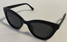 Blenders Eyewear Madame x Sunglasses BE4501 Gloss Black | Polarized Smoke