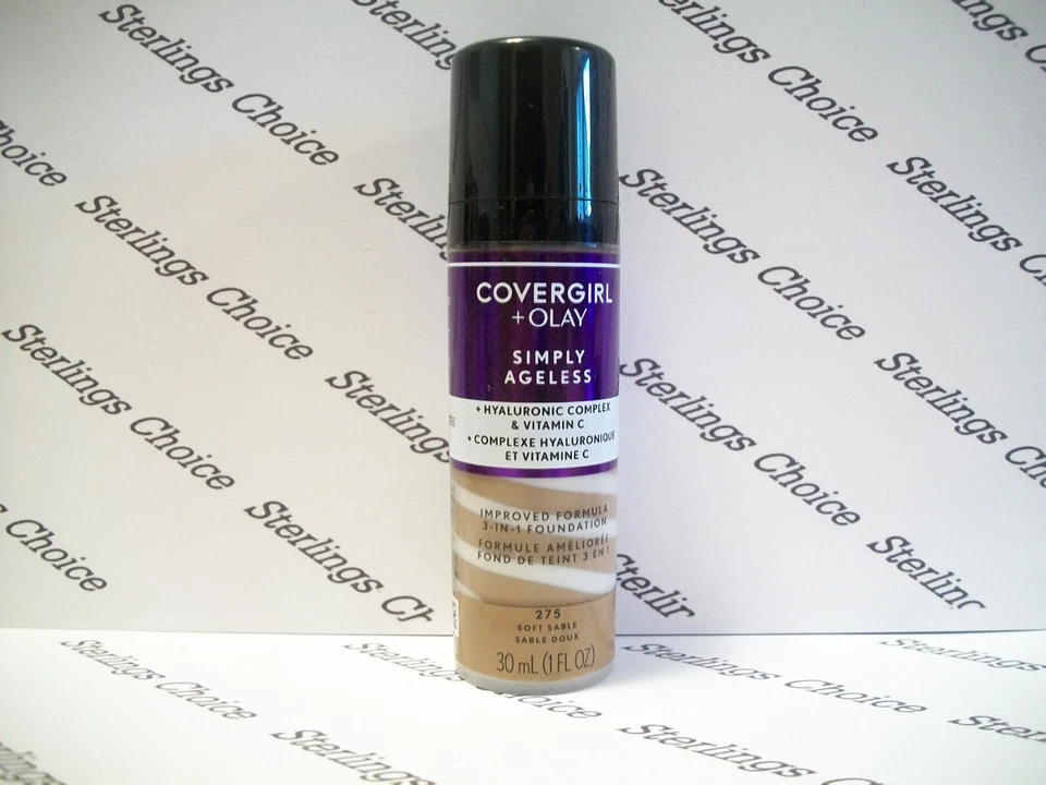 Covergirl + Olay Simply Ageless 3 in 1 Foundation #275 Soft Sable - Image 1 of 1