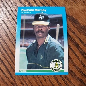 Dwayne Murphy 1987 Fleer #400 Oakland Athletics - Picture 1 of 2