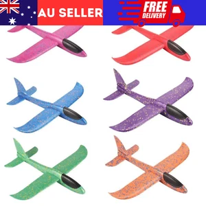 6Pcs Extra Large Foam Flying Gliders Plane Aeroplan Kids Children Outdoor Toys - Picture 1 of 10