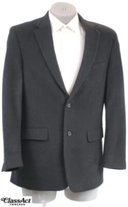 Jos A Bank Sport Mantel Herren Schwarz Kamelhaar Tailor Fit Blazer Jacke 2 Btn 40 L - Bild 1 von 9