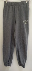 Hollister Women’s Solid Gray Cotton Floral Ultra High Rise Jogger Pants Gray S - Picture 1 of 6
