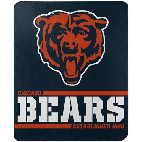 New Football Chicago Bears Fleece blanket Southpaw Soft Throw 50" x 60" Cover