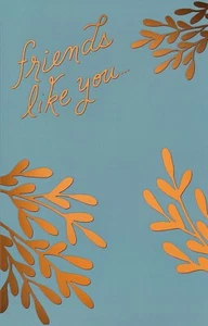 Short & Simple FRIENDSHIP Card, Friends Like You by Premium Greetings + Envelope - Picture 1 of 4