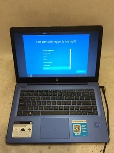 HP Stream 14-cb161wm Laptop 14" Intel Celeron READ DESCRIPTION -PP - Picture 1 of 7