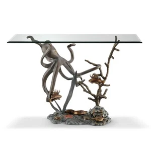 Mystery And Fabulous Octopus and Sea Life Console Table For Home Decor - Picture 1 of 7