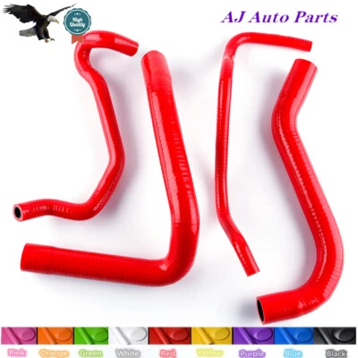 For BMW S1000R S1000XR S 1000 RR HP4 2009-2019 Silicone Radiator New Hoses - RED - Image 1 of 4