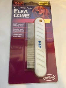 Vo-toys Comfort VIP Flohkamm 4,5" Hund Katze Frettchen Kleintier Flöhe Eier Larve - Bild 1 von 1