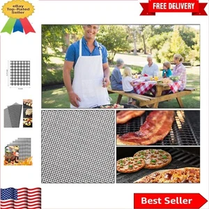 High-Temperature Resistant Grilling Mats - Easy Clean Non-Stick Coating - Picture 1 of 8