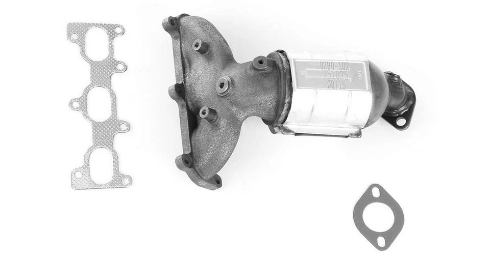 Catalytic Converter with Integrated Exhaust Manifold for 2006-2007 Kia Optima 2. - Imagem 1 de 1