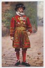 A Beefeater Yeoman of the Guard Vintage Postkarte K4