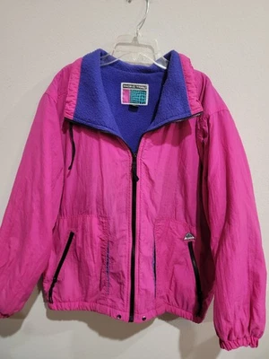 Chaqueta De Colección Pacific Trail Sport 5 Rosa Púrpura Forrada de Vellón Cremallera Completa Talla M Foto 1 de 4