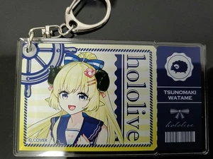 Llavero acrílico colaboración Hololive Lawson Tsurumaki Watame - Imagen 1 de 1