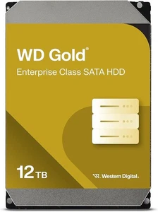 WD Gold 12TB WD121KRYZ 7200 RPM SATA 6Gb/s 256MB Cache 3.5" Enterprise HardDrive - Picture 1 of 6